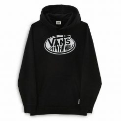 Bluza z kapturem Męska Vans Classic Off The Wall Czarny. Czarne bluzy z kapturem męskie Vans, l. Za 627.70 zł.