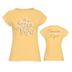 Koszulka damska Givova Floral. Brązowe bluzki damskie Givova, uniwersalny, bez wzorów, z bawełny, bez kołnierzyka. Za 267.50 zł.