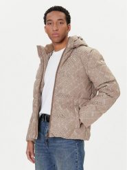 Guess Kurtka zimowa M5BL2D W2752 Beżowy Regular Fit. Brązowe kurtki męskie Guess, na zimę, m, z aplikacjami, z syntetyku, bez kaptura. Za 899.99 zł.