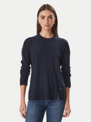 Liu Jo Sweter WF6418 MA16R Czarny Regular Fit. Czarne swetry klasyczne damskie Liu Jo, m, z wełny, bez kołnierzyka. Za 469.99 zł.