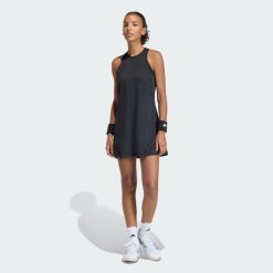 Sukienka Club Tennis Climacool. Czarne sukienki damskie Adidas, xl, bez wzorów, sportowe, bez kołnierzyka, bez ramiączek, sportowe. Za 259.00 zł.