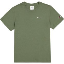 T-shirt Damski. Zielone t-shirty damskie CHAMPION, bez wzorów, bez kołnierzyka. Za 131.99 zł.