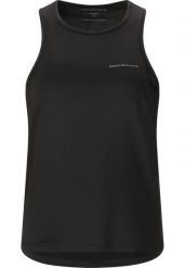 Damski tank top Endurance Yonan. Czarne topy sportowe damskie Endurance, na lato, bez wzorów, z elastanu, bez ramiączek. Za 120.50 zł.