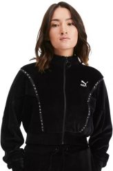 Bluza damska PUMA Cropped Velour. Bluzy bez kaptura damskie Puma, z dresówki. Za 192.68 zł.