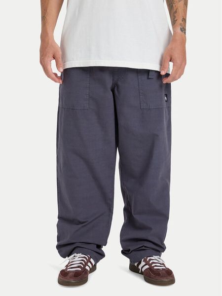 Quiksilver Spodnie cargo Double Crown EQYNP03326 Szary Oversize. Szare spodnie materiałowe męskie Quiksilver, bez wzorów, z bawełny. Za 369.99 zł.