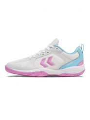 Buty halowe Hummel Speed Court. Białe buty sportowe na co dzień damskie HUMMEL, bez wzorów, z gumy, do koszykówki. Za 382.80 zł.