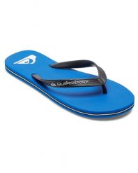 Klapki dla Mężczyzn MOLOKAI CORE Niebieski. Niebieskie klapki i japonki męskie Quiksilver, z gumy. Za 84.99 zł.