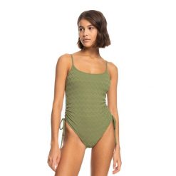 Strój kąpielowy jednoczęściowy damski ROXY Current Coolness One Piece. Zielone stroje jednoczęściowe damskie Roxy, xs, bez wzorów. Za 179.99 zł.