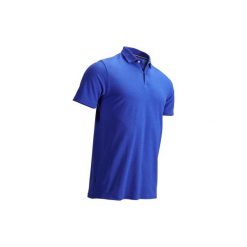 Koszulka polo do golfa męska. Czerwone koszulki polo męskie INESIS, m, bez wzorów, z bawełny, bez ramiączek. Za 29.99 zł.