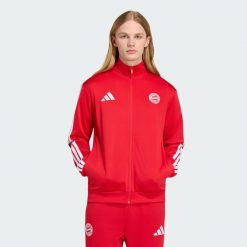 Bluza dresowa FC Bayern Muenchen DNA. Białe bluzy bez kaptura męskie Adidas, l, z dresówki. Za 329.00 zł.