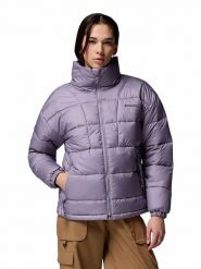 Columbia Kurtka zimowa "Pike Lake" w kolorze fioletowym rozmiar: M. Różowe kurtki damskie Columbia, na zimę, m, bez wzorów, z puchu, bez kaptura. Za 354.95 zł.