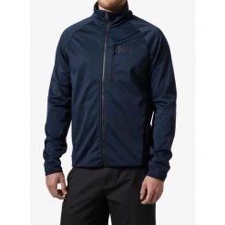Kurtka polarowa męska Helly Hansen HP Windproof Fleece 2.0. Niebieskie kurtki męskie Helly Hansen, m, bez wzorów, z polaru, sportowe, bez kaptura. Za 592.99 zł.