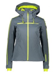 SPYDER Kurtka narciarska "Titania" w kolorze szarym rozmiar: L. Szare kurtki narciarskie i snowboardowe damskie Spyder, l, bez wzorów, bez kaptura, narciarskie. Za 1,217.99 zł.