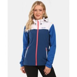 Damska kurtka softshell Kilpi RAVIA-W. Niebieskie kurtki damskie Kilpi, bez wzorów, z softshellu, bez kaptura. Za 344.59 zł.