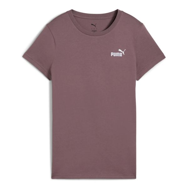 Koszulka damska Puma ESS Small No.1 Logo Tee Cool. Fioletowe bluzki damskie Puma, bez wzorów, z bawełny, bez kołnierzyka, bez ramiączek. Za 69.99 zł.