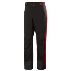 Spodnie narciarskie zapinane na zamek Helly Hansen World Cup Insulated. Czarne spodnie materiałowe męskie Helly Hansen, bez wzorów, sportowe. Za 1,229.50 zł.