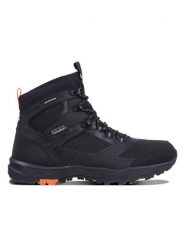 Icepeak Botki turystyczne w kolorze czarnym rozmiar: 46. Czarne buty zimowe męskie ICEPEAK, z materiału, bez zapięcia. Za 228.38 zł.