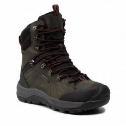Buty trekkingowe męskie Keen Revel IV High Polar. Czarne buty trekkingowe męskie Keen, z materiału, za kostkę, bez zapięcia, trekkingowe. Za 872.00 zł.