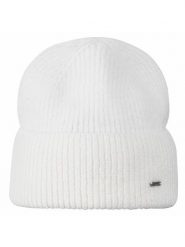 LUHTA Czapka "Naskarla" w kolorze białym rozmiar: onesize. Białe czapki zimowe damskie Luhta, prążkowane. Za 57.60 zł.