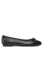 Lauren Ralph Lauren Baleriny 802940603001 Czarny. Czarne baleriny damskie Lauren Ralph Lauren, bez wzorów, ze skóry, bez obcasa. Za 389.99 zł.