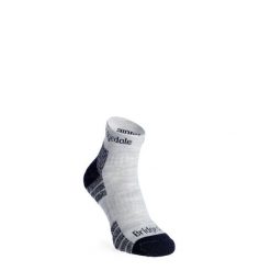 Skarpety turystyczne męskie Bridgedale Hike Lightweight Performance Ankle. Szare skarpetki męskie Bridgedale, bez wzorów. Za 87.09 zł.