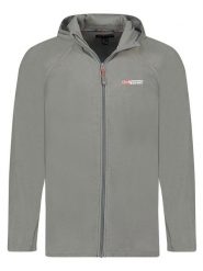 Geographical Norway Kurtka polarowa "Tugood" w kolorze szarym rozmiar: XL. Szare kurtki męskie Geographical Norway, xl, bez wzorów, z materiału, bez kaptura. Za 88.02 zł.