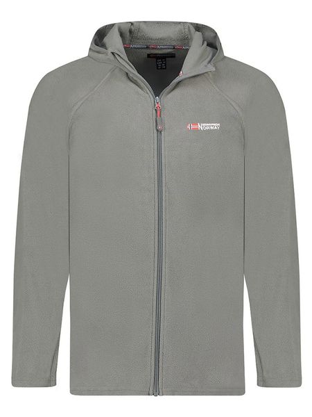 Geographical Norway Kurtka polarowa "Tugood" w kolorze szarym rozmiar: S. Szare kurtki męskie Geographical Norway, s, bez wzorów, z materiału, bez kaptura. Za 65.38 zł.