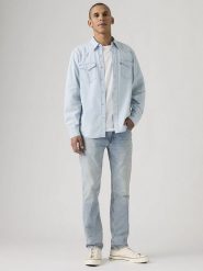 Levi's Dżinsy "511" - Slim fit - w kolorze błękitnym rozmiar: W32/L32. Niebieskie jeansy męskie Levi's. Za 293.30 zł.