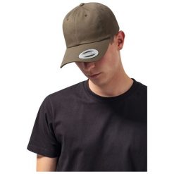 Czapka Flexfit low profile cotton twill. Brązowe czapki męskie FLEXFIT, bez wzorów, z bawełny. Za 68.15 zł.