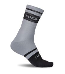 Skarpety zimowe rowerowe Luxa Deep Winter. Szare skarpetki damskie LUXA, bez wzorów, z elastanu. Za 69.90 zł.