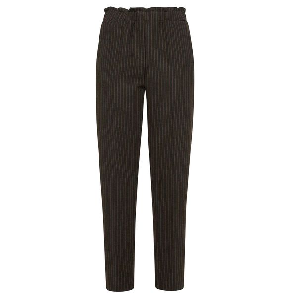 Spodnie Deha Pinstriped Straight Pants Damskie. Czarne spodnie materiałowe damskie Deha, bez wzorów, z bawełny, eleganckie. Za 416.99 zł.