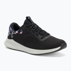 Buty treningowe damskie Under Armour Charged Aurora 2+hydrometallic warm. Czarne obuwie treningowe damskie Under Armour, na fitness i siłownię. Za 209.99 zł.
