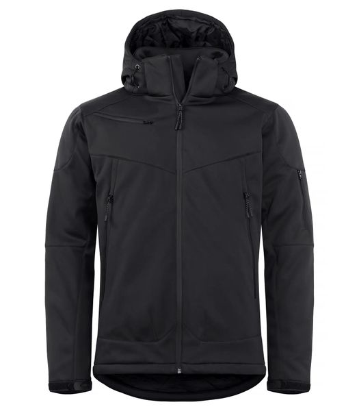 Clique Kurtka Grayland pikowana softshell wodoodporna męska – Black. Czarne kurtki męskie CLIQUE, m, bez wzorów, z polaru. Za 501.65 zł.