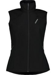 Icepeak Kamizelka softshellowa "Brush" w kolorze czarnym rozmiar: 36. Czarne kamizelki damskie ICEPEAK, m. Za 96.60 zł.