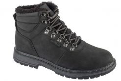 Trapery męskie, Corado - Memphis. Czarne buty zimowe męskie Skechers, z materiału, bez zapięcia. Za 462.75 zł.