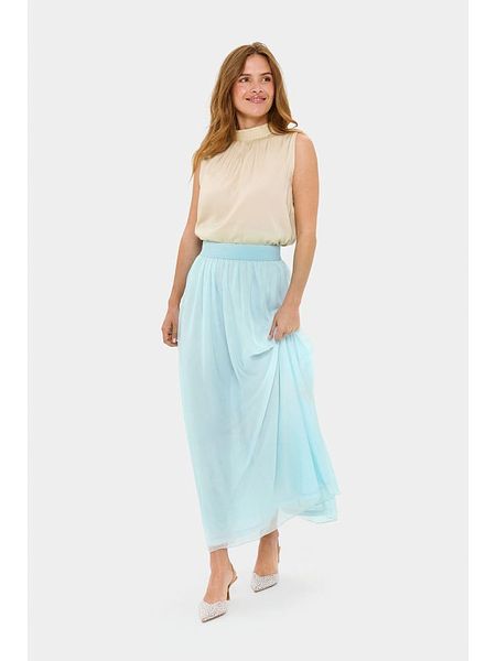 SAINT TROPEZ Spódnica w kolorze błękitnym rozmiar: XS. Niebieskie spódniczki damskie Saint Tropez, xs, bez wzorów, maxi. Za 194.95 zł.