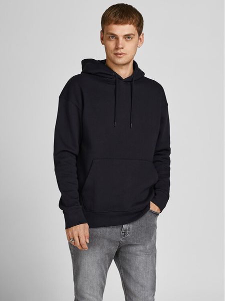 Jack & Jones Bluza Star 12208157 Czarny Relaxed Fit. Czarne bluzy bez kaptura męskie Jack & Jones, m, z syntetyku. Za 170.00 zł.