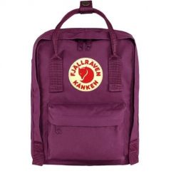 Plecak turystyczny Fjällräven Kånken Mini. Fioletowe plecaki damskie Fjällräven, bez wzorów. Za 429.99 zł.