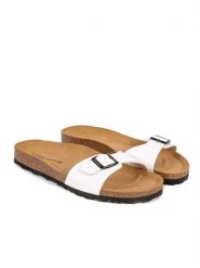 BABUNKERS Family Skórzane klapki w kolorze białym rozmiar: 41. Białe klapki i japonki męskie BABUNKERS Family, ze skóry. Za 165.99 zł.