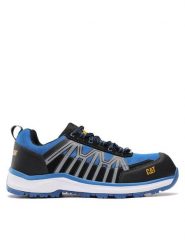 CAT Footwear Półbuty Charge S3 Hro Src + Esd Niebieski. Niebieskie półbuty męskie CAT Footwear, z materiału, bez zapięcia. Za 489.99 zł.