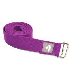 Pasek do jogi Bodhi Asana belt - fioletowy. Fioletowe paski damskie BODHI, bez wzorów, sportowe. Za 39.99 zł.