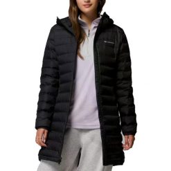 Kurtka COLUMBIA LAKE 22 II DOWN LONG HOOD Czarny. Czarne kurtki damskie Columbia, s, bez wzorów, z materiału, bez kaptura. Za 360.99 zł.