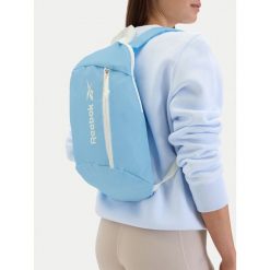 Plecak Reebok. Niebieskie plecaki damskie Reebok, bez wzorów, sportowe. Za 54.99 zł.