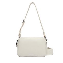 Torebka Calvin Klein. Białe torebki klasyczne damskie CALVIN KLEIN, bez wzorów, bez dodatków. Za 409.99 zł.