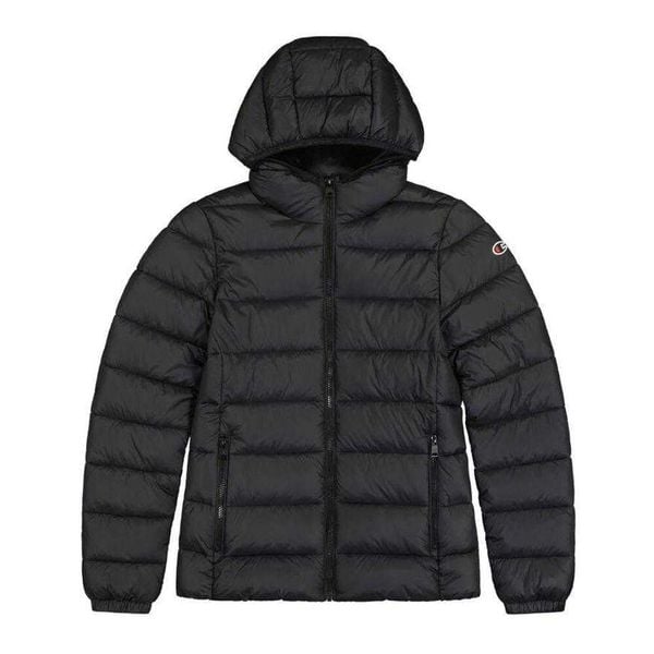 Kurtka Ocieplana Z Kapturem Dla Pań I Panów. Czarne kurtki damskie CHAMPION, bez wzorów, z puchu, z kapturem. Za 557.99 zł.