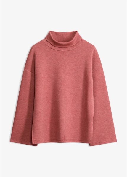 Bluza z dzianiny scuba. Brązowe bluzy bez kaptura damskie bonprix, z dzianiny. Za 124.99 zł.