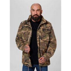 Kurtka przejściowa męska Pitbull M65. Brązowe kurtki męskie PITBULL, m, bez wzorów, bez kaptura. Za 379.00 zł.