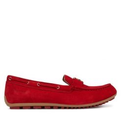 Mokasyny Tamaris. Czerwone mokasyny damskie Tamaris. Za 369.99 zł.