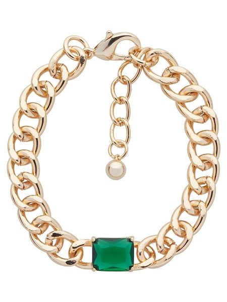 U.S. Polo Assn. Pozłacana bransoletka z elementem ozdobnym rozmiar: onesize. Zielone bransoletki damskie U.S. Polo Assn., metalowe. Za 69.99 zł.