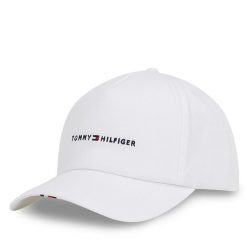 Czapka z daszkiem Tommy Hilfiger. Białe czapki męskie Tommy Hilfiger, bez wzorów. Za 119.99 zł.